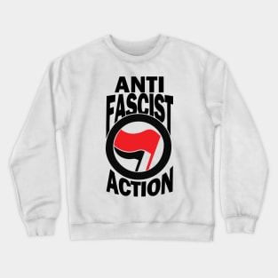 Anti Fascist Flag Gift Crewneck Sweatshirt